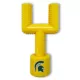 Product Michigan State Hard Nylon Football Goal Post Dog Chew Toy