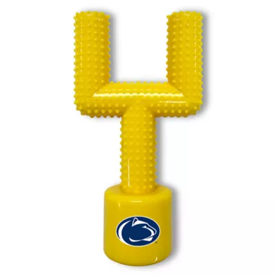 Product Penn State Hard Nylon Football Goal Post Dog Chew Toy
