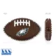 Product Philadelphia Eagles Hard Nylon Football Dog Chew Toy