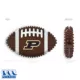 Product Purdue Hard Nylon Football Dog Chew Toy