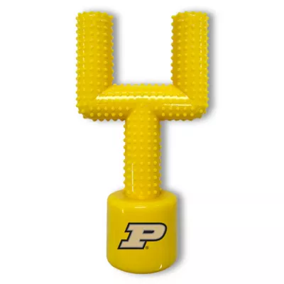 Product Purdue Hard Nylon Football Goal Post Dog Chew Toy