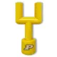 Product Purdue Hard Nylon Football Goal Post Dog Chew Toy