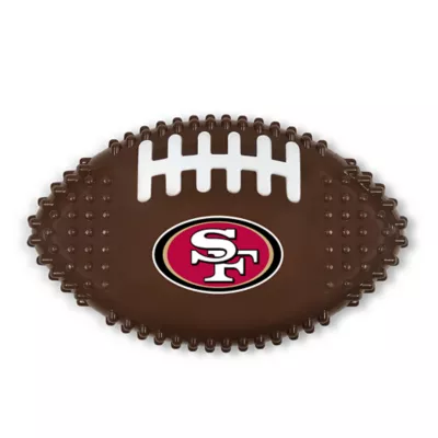 Product San Francisco 49ers Hard Nylon Football Dog Chew Toy