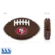 Product San Francisco 49ers Hard Nylon Football Dog Chew Toy