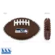 Product Seattle Seahawks Hard Nylon Football Dog Chew Toy