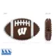 Product Wisconsin Hard Nylon Football Dog Chew Toy