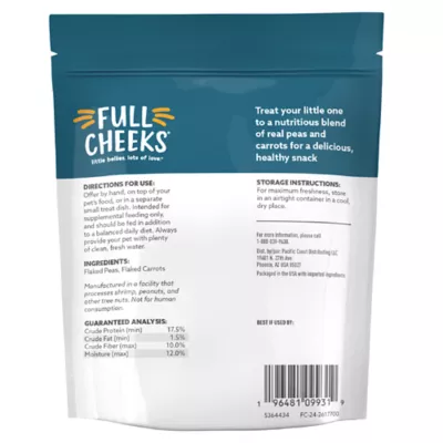 Product Full Cheeks™ Peas & Carrots Mix Small Pet Treat
