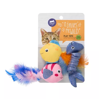 Product Whisker City® Fish Cat Toy 3 Count