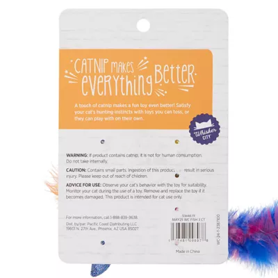 Product Whisker City® Fish Cat Toy 3 Count