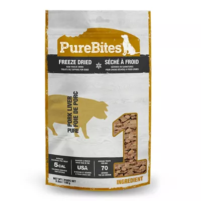 Product PureBites Dog Treats - Freeze Dried Pork Liver 3.5oz/100g