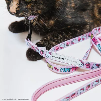 Product Sassy Meow Hello Kitty® Pink Cat Leash