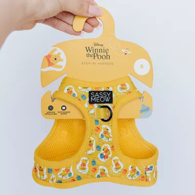 Product Sassy Meow Disney's Winnie The Pooh Step-In Cat Harness