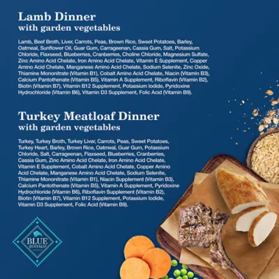 Product Blue Buffalo Homestyle Recipe Variety Pack Adult Wet Dog Food - Lamb & Turkey, 6 Count