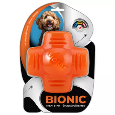 Product BIONIC Dog Toy Treat Star