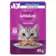 Product WHISKAS Favourites Adult Wet Cat Food Salmon Cuts In Gravy - Pouch, 85g
