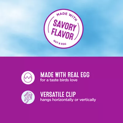 Product All Living Things® Crunchy Sticks - Nut & Egg Flavored Treats for Small Birds