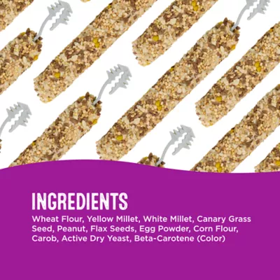 Product All Living Things® Crunchy Sticks - Nut & Egg Flavored Treats for Small Birds