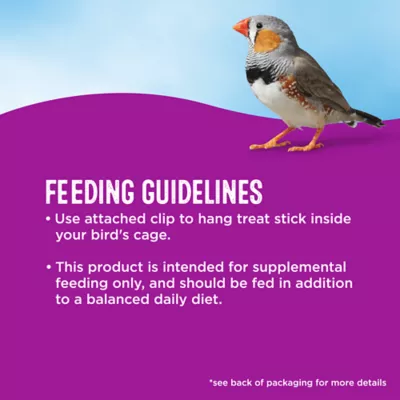 Product All Living Things® Crunchy Sticks - Nut & Egg Flavored Treats for Small Birds