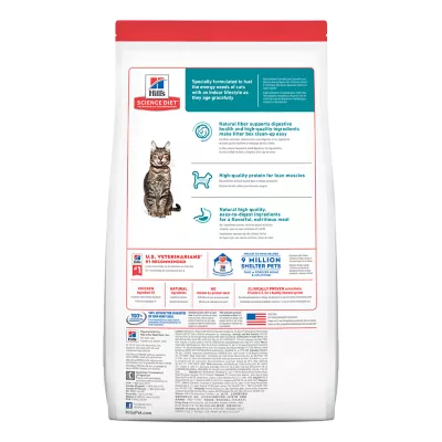 Product Hill's® Science Diet® Indoor Adult Senior 7+ Dry Cat Food - Chicken