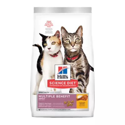Product Hill's Science Diet Adult Dry Cat Food Multiple Benefit - Chicken, 15.5 lb