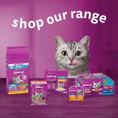 Product WHISKAS Favourites Adult Wet Cat Food Cuts In Gravy Chicken, Salmon, Tuna - Pouch Variety Pk, 24 Pk