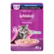 Product WHISKAS Favourites Kitten Wet Cat Food Morsels In Gelled Gravy Salmon - Pouch, 85g