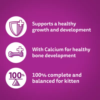 Product WHISKAS Favourites Kitten Wet Cat Food Morsels In Gelled Gravy Salmon - Pouch, 85g