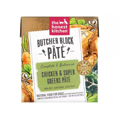 Product The Honest Kitchen Chicken & Super Greens Pate All Life Stages Wet Dog Food - 10.5 oz