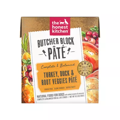 Product The Honest Kitchen Turkey, Duck & Root Veggies Pate All Life Stages Wet Dog Food - 10.5 oz