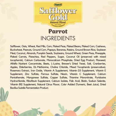 Product Higgin's Safflower Gold Parrot Food - 3 Lbs