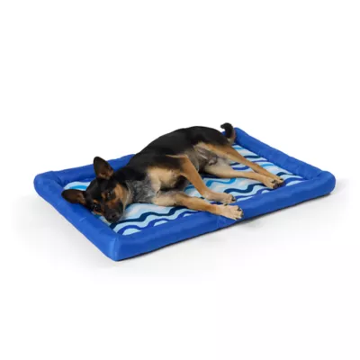Product Top Paw® Waves Cooling Bolster Dog Mat