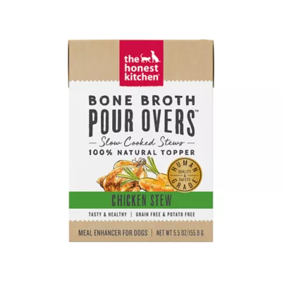 Product The Honest Kitchen Bone Broth Pour Overs All Life Stages Wet Dog Food Topper - Chicken Stew, 5.5 oz