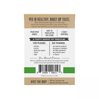 Product The Honest Kitchen Bone Broth Pour Overs All Life Stages Wet Dog Food Topper - Chicken Stew, 5.5 oz
