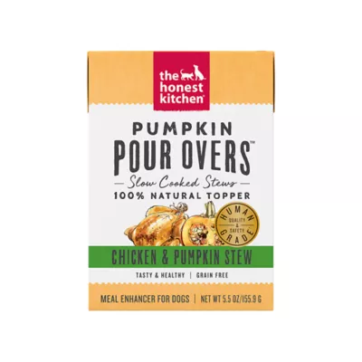 Product The Honest Kitchen Pumpkin Pour Overs All Life Stages Wet Dog Food Topper - Chicken & Pumpkin