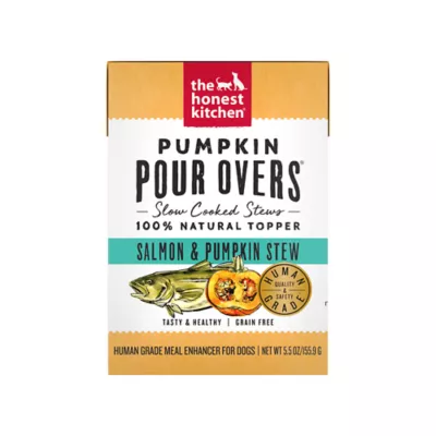 Product The Honest Kitchen Pumpkin Pour Overs All Life Stages Wet Dog Food Topper - Salmon & Pumpkin