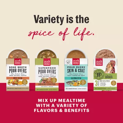 Product The Honest Kitchen Pumpkin Pour Overs All Life Stages Wet Dog Food Topper - Salmon & Pumpkin