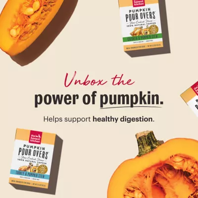 Product The Honest Kitchen Pumpkin Pour Overs All Life Stages Wet Dog Food Topper - Turkey & Pumpkin