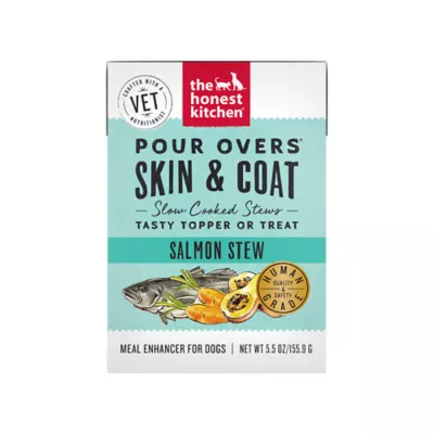 Product The Honest Kitchen Pour Overs Skin & Coat All Life Stages Wet Dog Food Topper - Salmon Stew