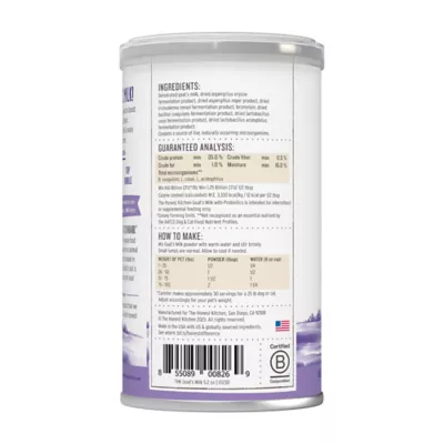 Product The Honest Kitchen Daily Boosters Dehydrated Goat's Milk All Life Stages Dog Food Topper