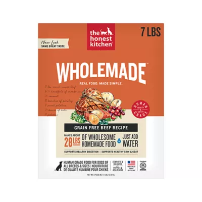 Product The Honest Kitchen Wholemade Grain Free Adult Dehydrated Dog Food - Beef