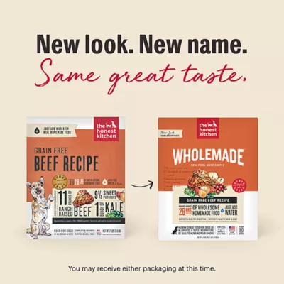 Product The Honest Kitchen Wholemade Grain Free Adult Dehydrated Dog Food - Beef
