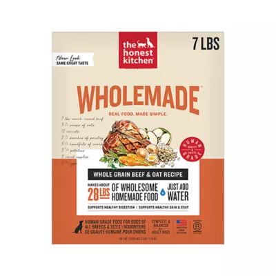 Product The Honest Kitchen Wholemade Whole Grain Adult Dehydrated Dog Food - Beef