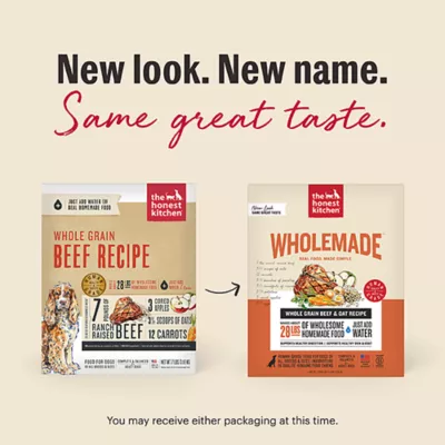 Product The Honest Kitchen Wholemade Whole Grain Adult Dehydrated Dog Food - Beef