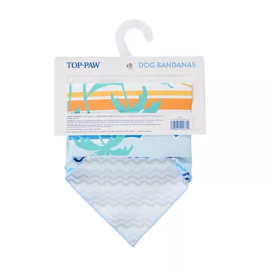 Product Top Paw® Makin' Waves Dog Bandanas 2-Pack