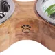 Product GF PET Mango Wood Figure-8 Double Feeder