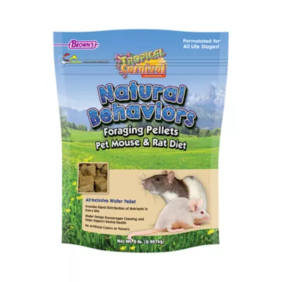 Product Tropical Carnival Natural Behaviors Foraging Pellets Mouse and Rat Food 2 Lb