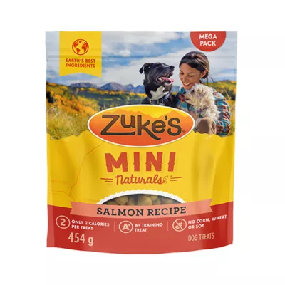 Product Zuke's Mini Naturals Tender Bites Dog Treats - Salmon Recipe