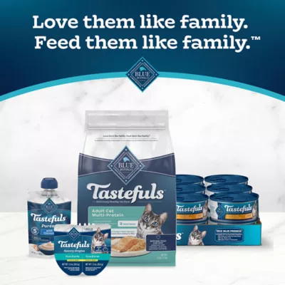 Product Blue Buffalo Tastefuls Multi-Protein Adult Dry Cat Food - Salmon & Ocean Fish