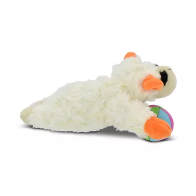 Product Multipet® Lamb Chop w/ Beach Ball Squeaker Plush Dog Toy