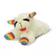 Product Multipet Lamb Chop w/ Rainbow Pattern Squeaker Plush Dog Toy